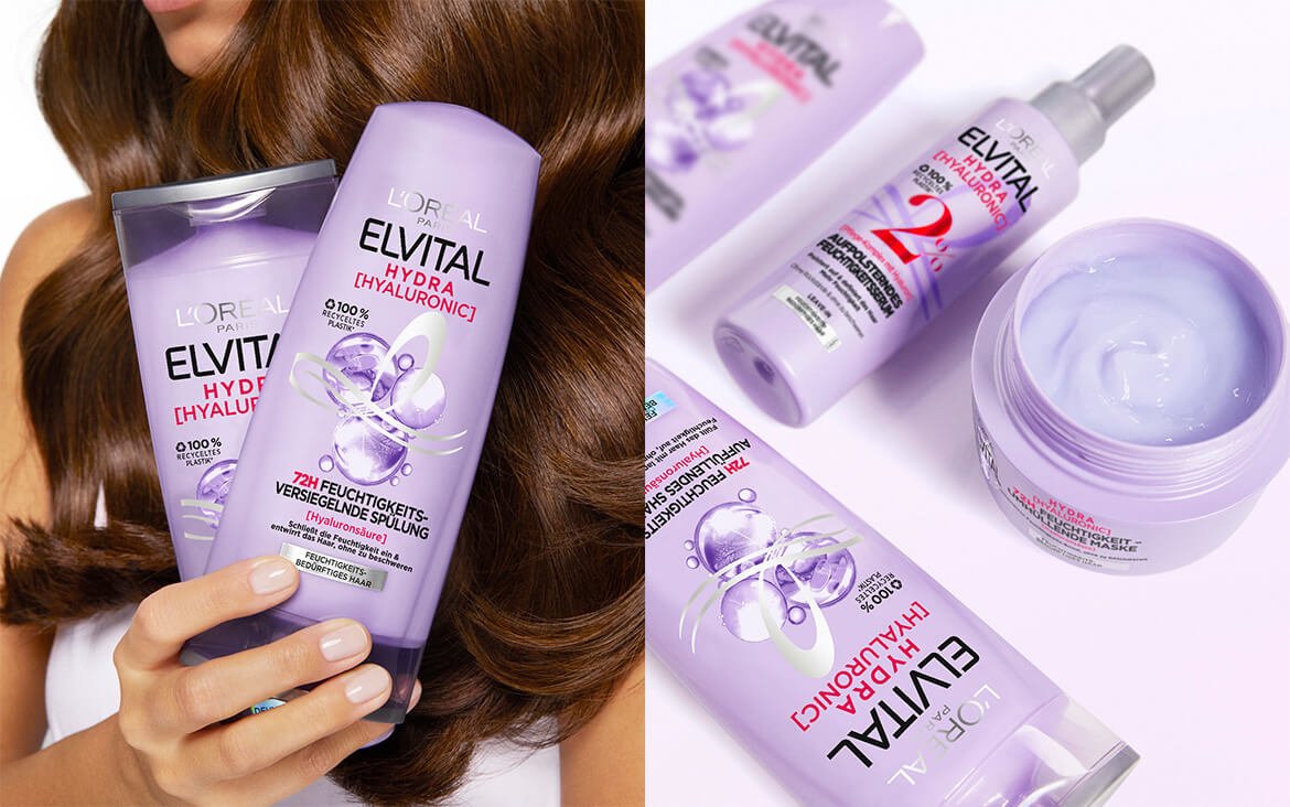Elvital Hydra Hyaluronic Kollage aus Produkten